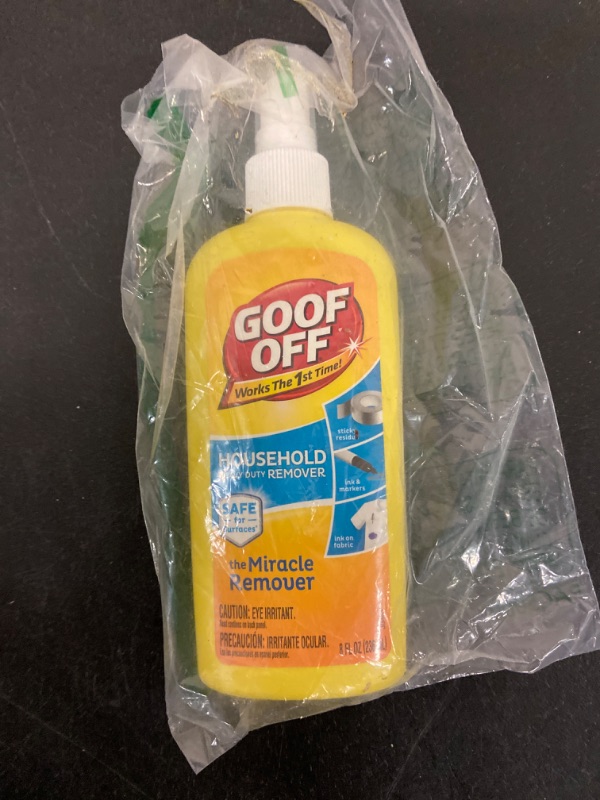Photo 2 of Goof Off - Household Heavy Duty Remover for Spots, Stains, Marks, and Messes – 8 fl. oz. (FG708)
