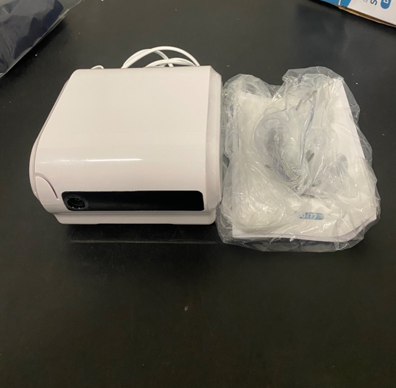 Photo 1 of Smart Nebulizer Machine - Low Noise Nebulizer for Adults & Kids with Timer Digital Display and 3 Reusable Masks, Portable Nebulizer for Breathing Treatment, Home Use and Travel