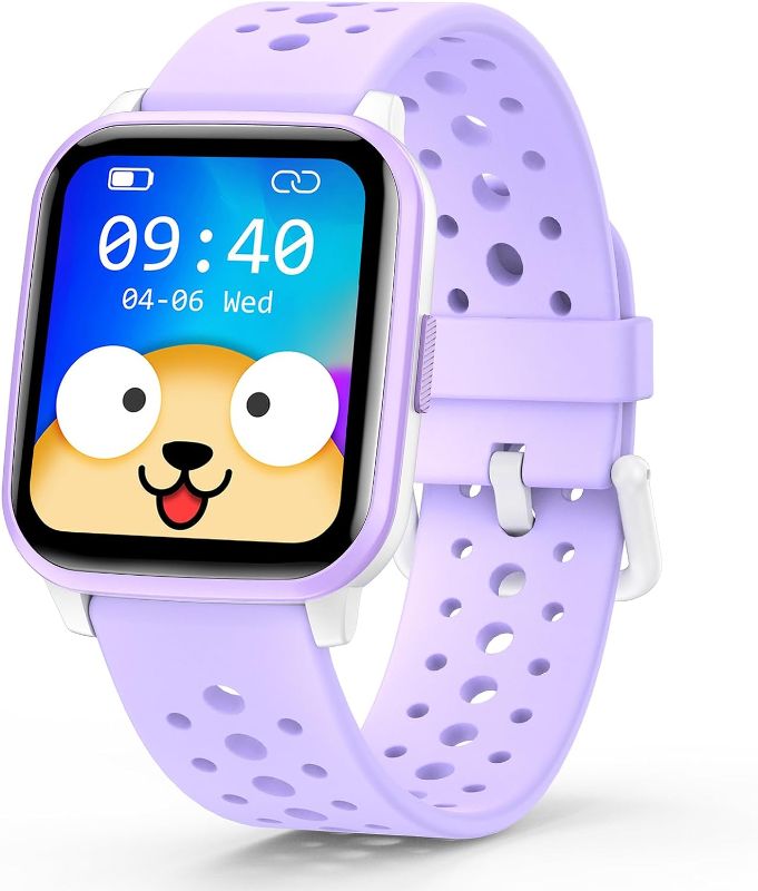 Photo 1 of HENGTO Kids Smart Watch with 20 Sports Modes, Fitness Tracker for Girls Boys Age 6+ with Sleep Monitor, Step Counter, Alarm Clock
