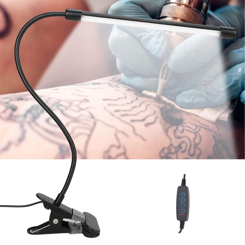 Photo 1 of Desk Lamp Clip Light, Usb Clip?On Led Table Clip Clip Light Dimmable Book Lights Dimmable Tattoo For Desk For Desk Lamps Lamps Nail Art Desk Lamp