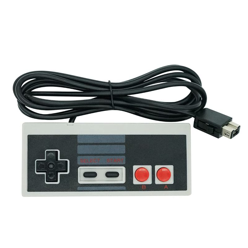 Photo 1 of 2 Nes Classic Controllers for Nintendo Nes Mini Classic Edition Console, Retro Nes Gamepad Controller with 10FT Extra Long Cable - Nes Controllers