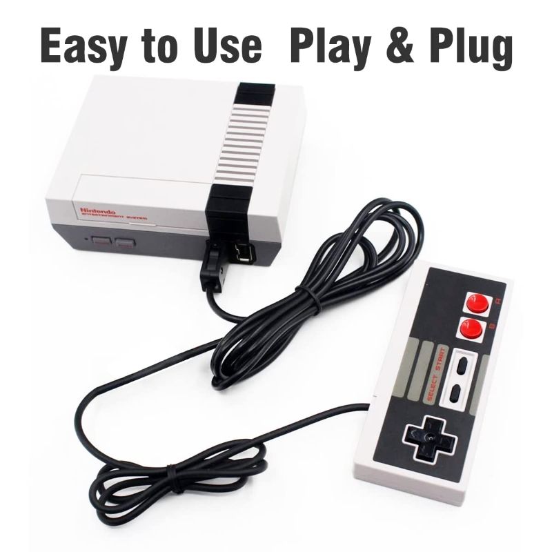 Photo 2 of 2 Nes Classic Controllers for Nintendo Nes Mini Classic Edition Console, Retro Nes Gamepad Controller with 10FT Extra Long Cable - Nes Controllers