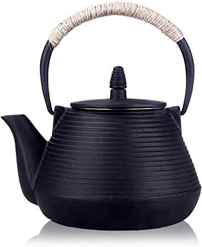 Photo 1 of suyika Japanese Tetsubin Tea Kettle Cast Iron Teapot with Stainless Steel Infuser 30 oz/900 ml