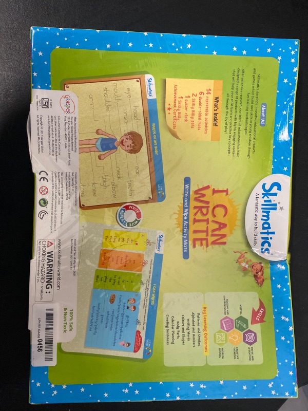 Photo 5 of Skillmatics Educational Toy - I Can Write, Preschool & Kindergarten Learning Activity for Kids, Toddlers, Supplies for School, Gifts for Girls & Boys Ages 3, 4, 5, 6