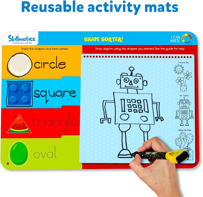 Photo 3 of Skillmatics Educational Toy - I Can Write, Preschool & Kindergarten Learning Activity for Kids, Toddlers, Supplies for School, Gifts for Girls & Boys Ages 3, 4, 5, 6