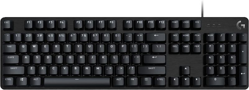 Photo 1 of Logitech G413 SE Full-Size Mechanical Gaming Keyboard - Backlit Keyboard with Tactile Mechanical Switches, Anti-Ghosting, Compatible with Windows, macOS - Black Aluminum