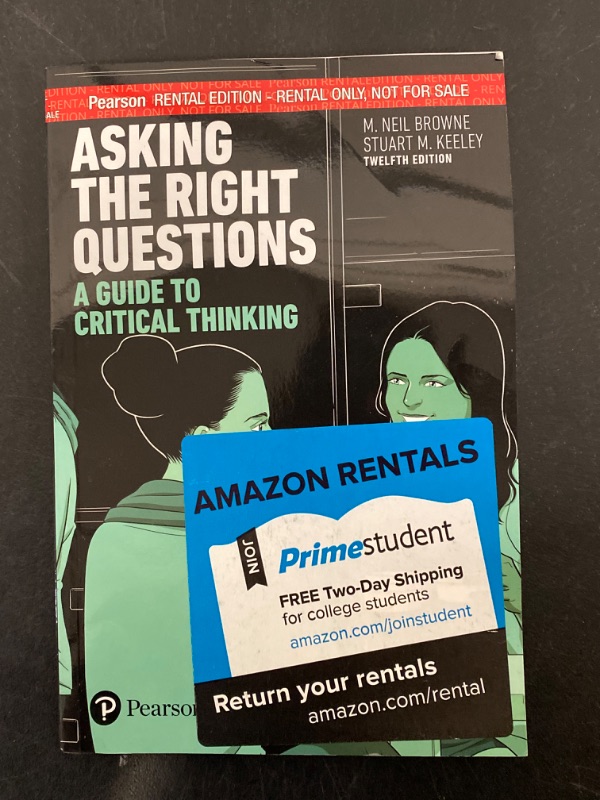 Photo 2 of Asking the Right Questions: A Guide to Critical Thinking by Browne (Author)