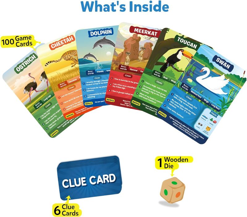 Photo 2 of Skillmatics Guess in 10 Animal Planet Mega Pack - Tabletop Game for Kids, Teens, Adults, Boys, Girls, Families, Travel Friendly