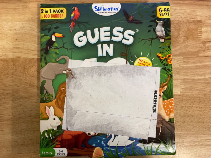 Photo 3 of Skillmatics Guess in 10 Animal Planet Mega Pack - Tabletop Game for Kids, Teens, Adults, Boys, Girls, Families, Travel Friendly