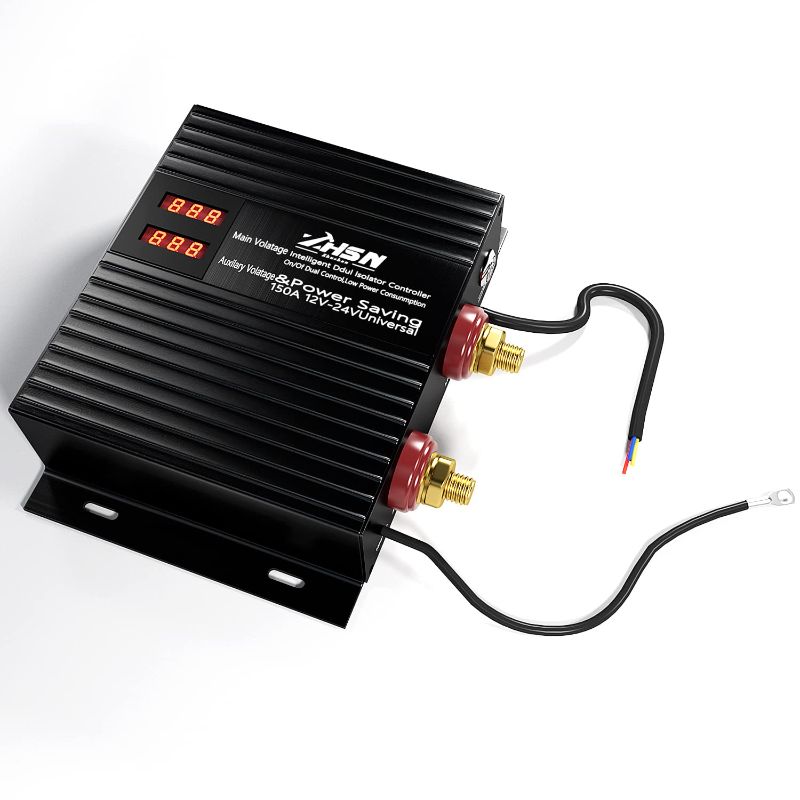 Photo 1 of 150 Amp Dual Battery Smart Isolator Universal 12V/24V Voltage Sensitive Relay for VSR for Car, RV, ATV, UTV, Camper, Truck, Boat, Off-Road Vehicles