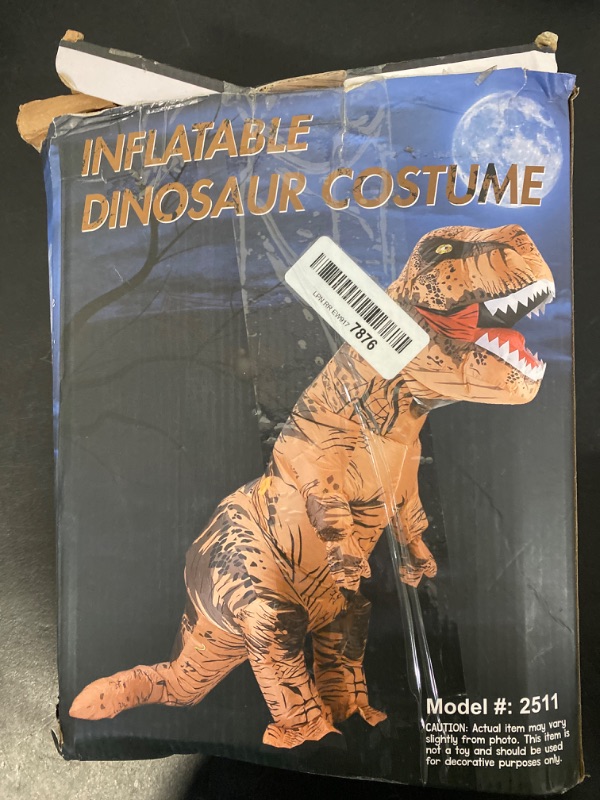 Photo 2 of Original Inflatable T-REX Dinosaur Costume, T-Rex, Standard