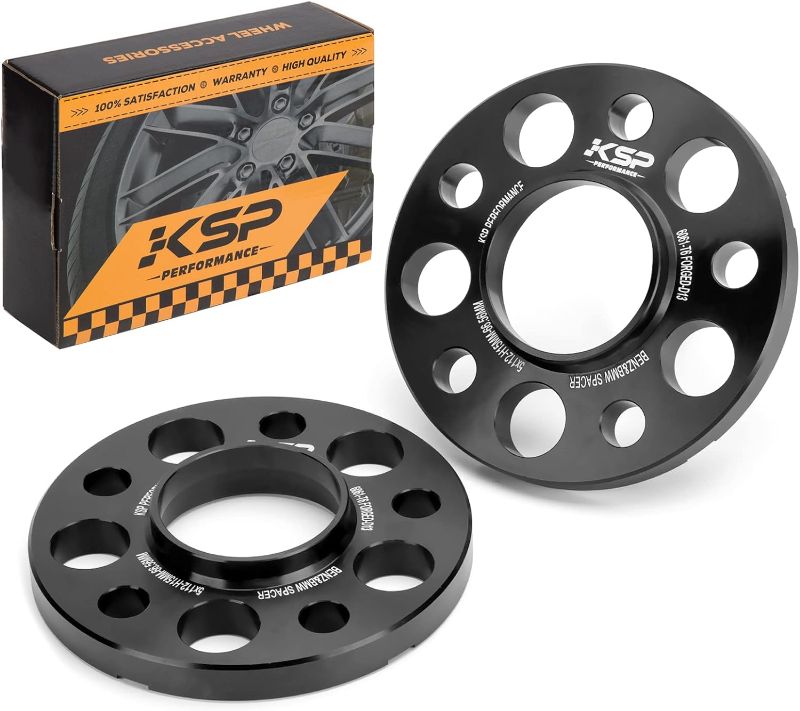 Photo 1 of KSP 5X112mm Wheel Spacers,15mm 66.56mm Hubcentric Bore Forged Tuning Spacer for Most Newer A4 S4 A5 S5 A6 S6 A7 S7 A8 Quattro, 2019+ (G-Chassis),2pcs
