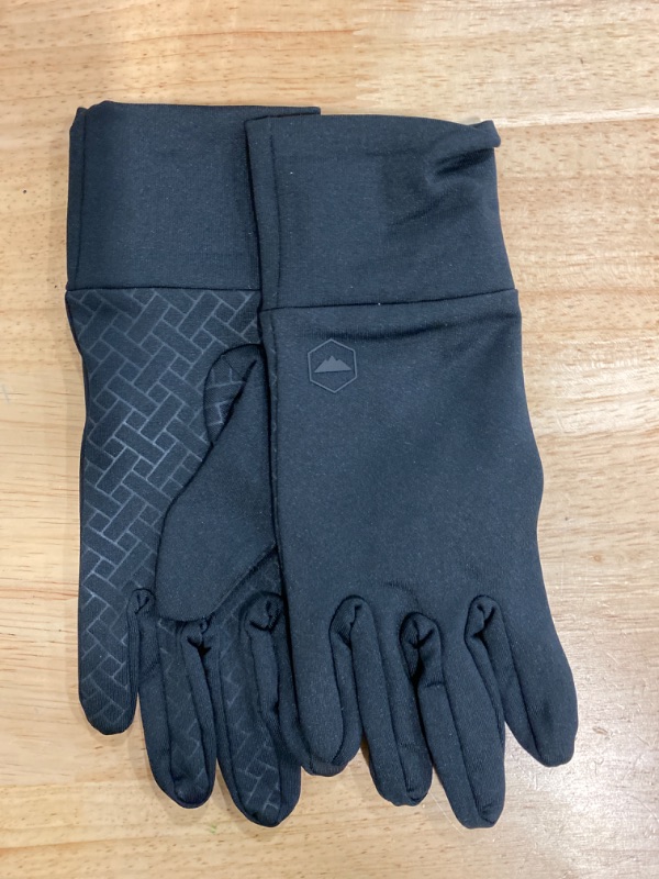 Photo 3 of Tough Outdoors Running Gloves with Touch Screen - Winter Glove Liners for Texting, Cycling - Thin & Lightweight Cold Weather Thermal Gloves