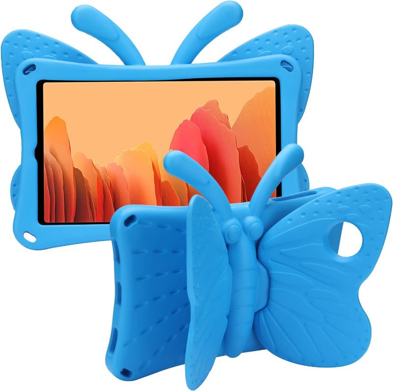 Photo 1 of JGY Fire  Kids Tablet 10.1 11th Gen Pretty Butterfly Case for Kids Girl EVA Foam Full Cover Sturdy Fire HD 10 Case with Stand Pencil Holder Shockproof Rugged Case 