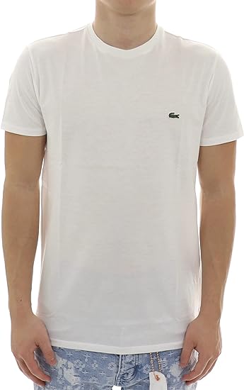 Photo 1 of Lacoste Men's Short Sleeve Pima Crewneck Tee