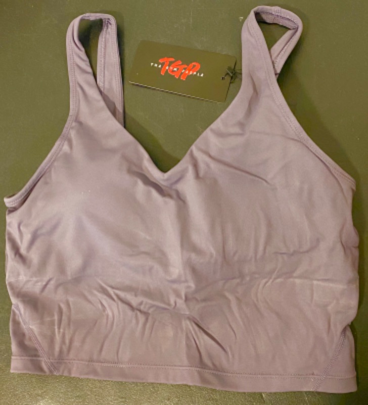 Photo 3 of THE GYM PEOPLE Womens' Sports Bra Longline Wirefree Padded with Medium Support size  M