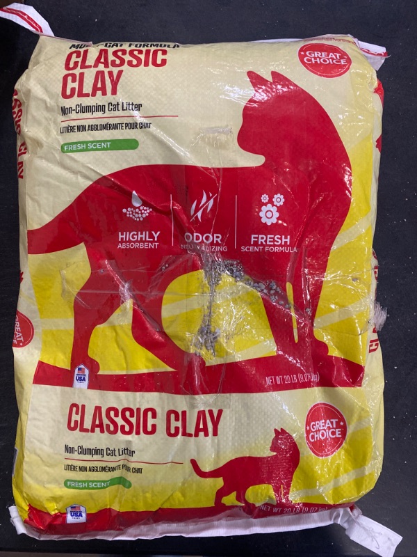 Photo 2 of Grreat Choice Great Choice Classic Non-Clumping Multi-Cat Clay Cat Litter - Scented