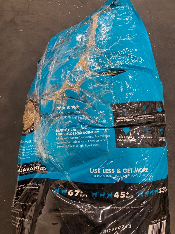 Photo 1 of WORLD'S BEST CAT LITTER™ Multiple Cat Lotus Blossom Scented, 28-Pounds