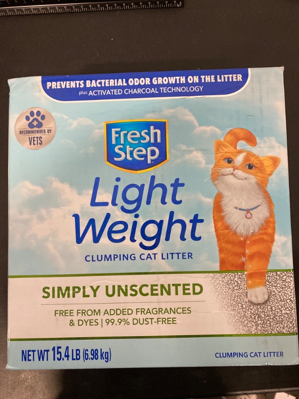 Photo 2 of Fresh Step Lightweight Clumping Cat Litter, Unscented, 15.4 lbs