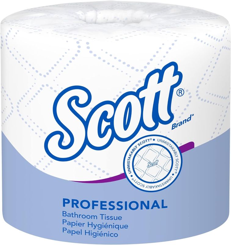 Photo 1 of Professional Standard Roll Toilet Paper (04460), with Elevated Design, 2-Ply, White, Individually wrapped, (550 Sheets/Roll, 80 Rolls/Case, 44,000 Sheets/Case)