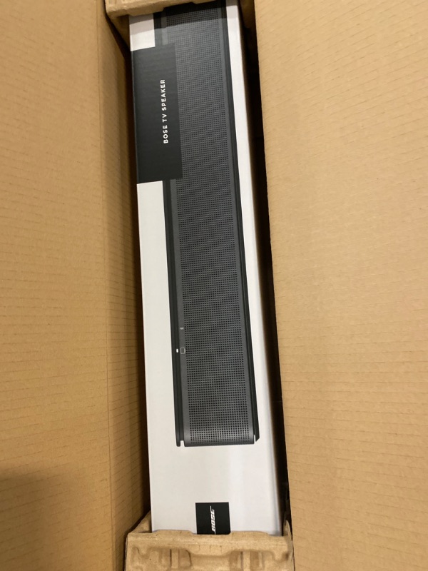 Photo 2 of Bose TV Speaker - Soundbar for TV with Bluetooth and HDMI-ARC Connectivity, Black, Includes Remote Control