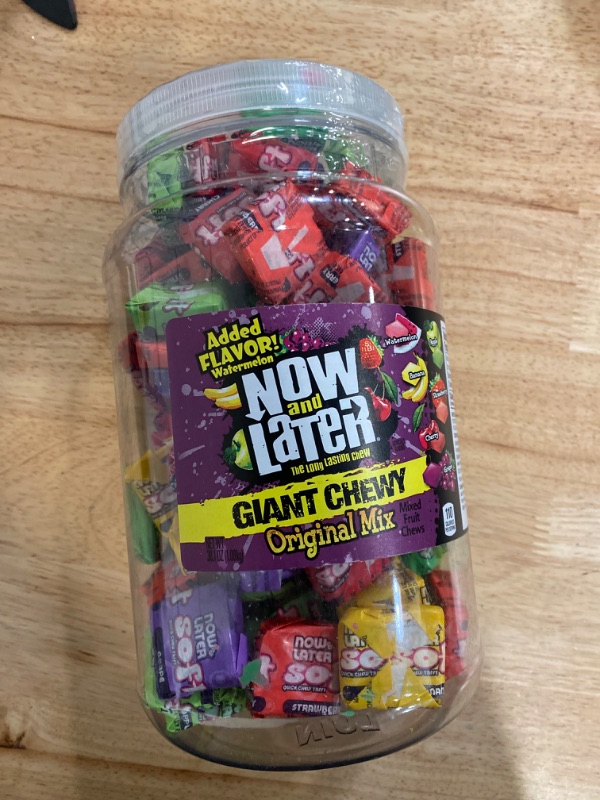 Photo 2 of NOW&LATER SOFT GIANT ASSORTED- Jar ( 120 in a Pack )