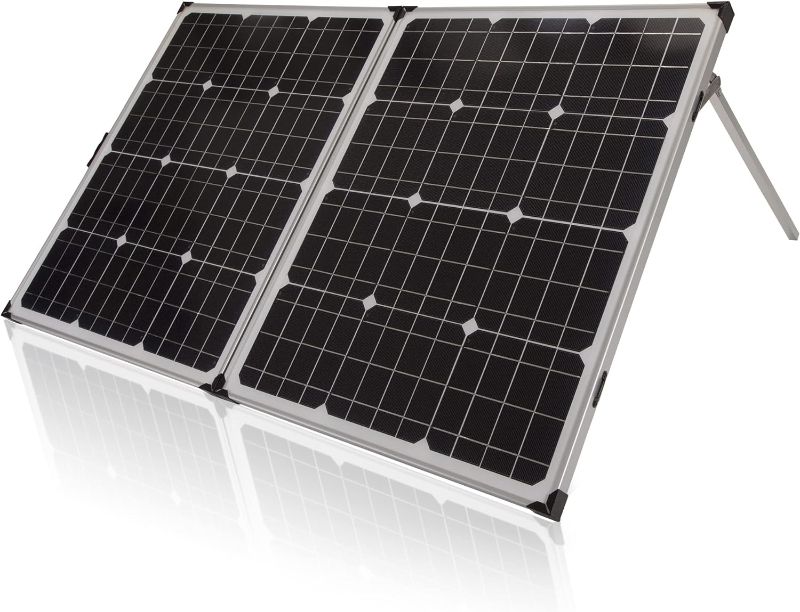 Photo 1 of (NO GENERATOR JUST SOLAR PANELS!!!) ***1 solar panel only***
100-Watt Solar Panel - Portable & Foldable, Eco-Friendly Solar Power, USB Port to Charge Phones & Devices, Durable Frame, 2 Panels for 2X Power, Great As Camping Gear & RV Solar Panels