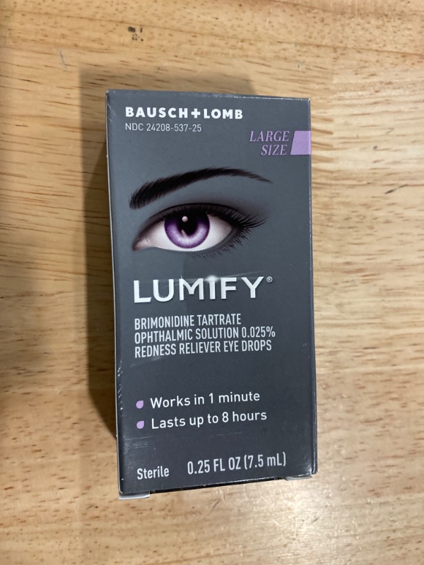 Photo 2 of LUMIFY Redness Reliever Eye Drops 0.25 Ounce (7.5mL)