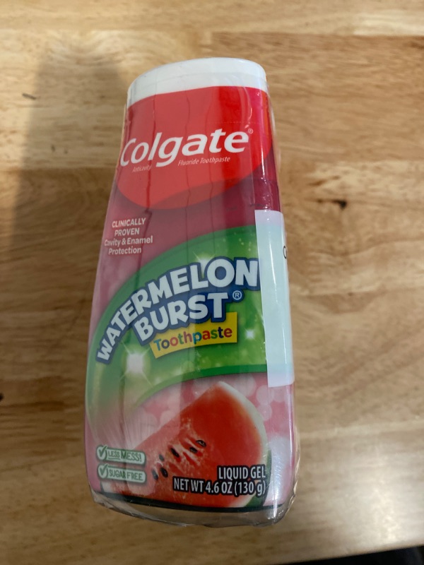 Photo 3 of Colgate Kids 2-in-1 Toothpaste, Watermelon Burst, 4.6 Ounce, 4 Count