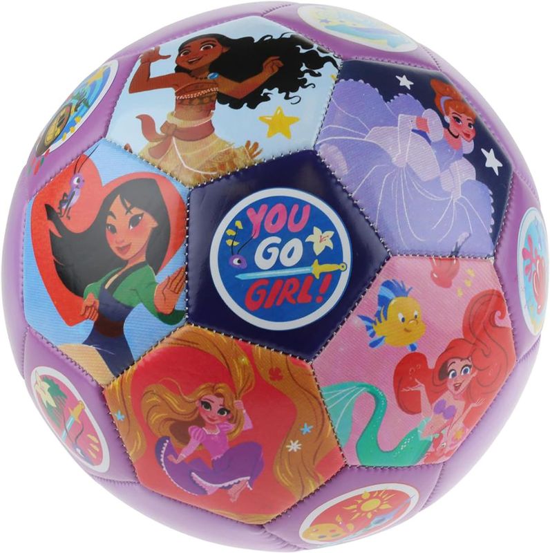 Photo 1 of Capelli Sport Disney Princess Soccer Ball, Youth Kids Indoor Outdoor Soccer Ball, Size 3 and Size 5