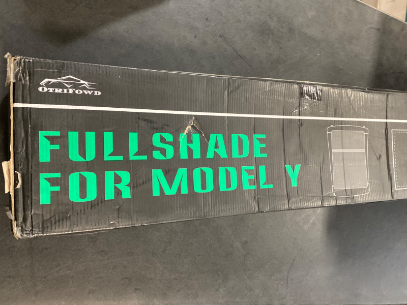Photo 3 of OtriFowd Model Y Sunshade 2023 for Roof, FullShade 2.0 for Model Y to Protect Interior and Keep Cooling, Tesla Model Y Retractable Sunshade (Gray) for Glass Roof, Tesla Model Y Accessories 2023 Gray Model Y(Fullshade2.0)