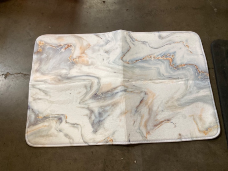 Photo 2 of 30x20" Marble Bathroom Rug 