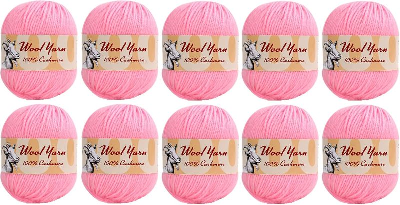 Photo 1 of 12 PACK YUYOYE 100% Micro Polyester Soft Velvet Yarn Blanket Yarn for Crochet and Knitting, Chenille Yarn -02Pink-12 pack NEW