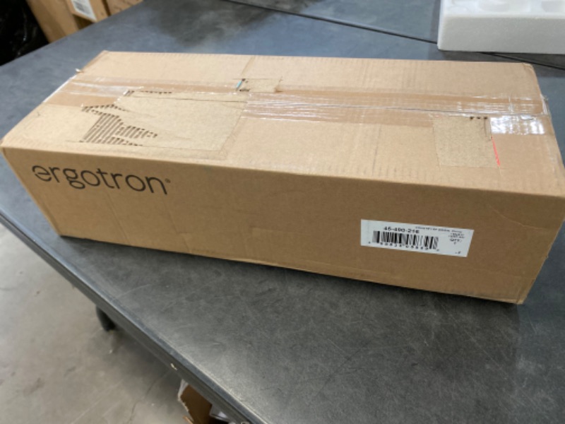 Photo 3 of Ergotron – LX Single Monitor Arm, VESA Desk Mount – for Monitors Up to 34 Inches, 7 to 25 lbs – White White 8 Inch Pole