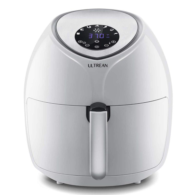 Photo 1 of Ultrean Large Air Fryer 8.5 Quart, Electric Hot Airfryer XL Oven Oilless Cooker with 7 Presets, LCD Digital Touch Screen and Nonstick Detachable Basket, ETL/UL Certified,18 Month Warranty,1700W (White)