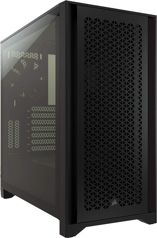 Photo 1 of Corsair 4000D Airflow Tempered Glass Mid-Tower ATX PC Case - Black NEW
