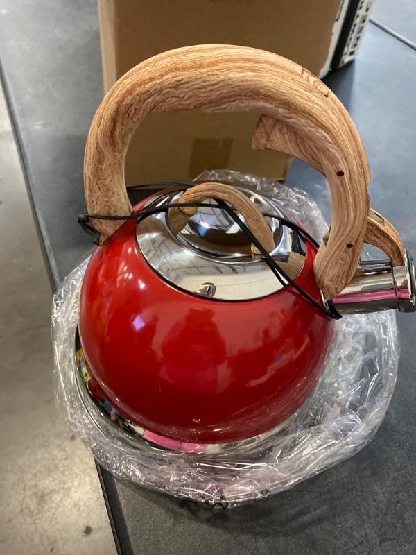 Photo 2 of Tea Kettle -2.5 Quart Stovetop Whistling Teapot Stainless Steel Tea Pots for Stove Top Whistle Tea Pot

