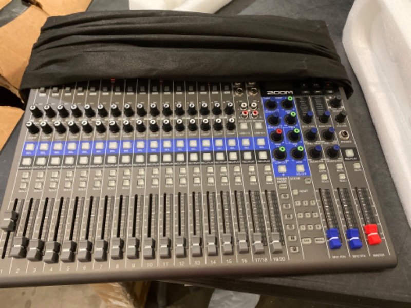 Photo 2 of Zoom LiveTrak L-20 Digital Mixer & Multitrack Recorder, 20-Input/ 22-Channel SD Card Recorder, 22-in/4-out USB Audio Interface, 6 Customizable Outputs, Wireless iOS Control
