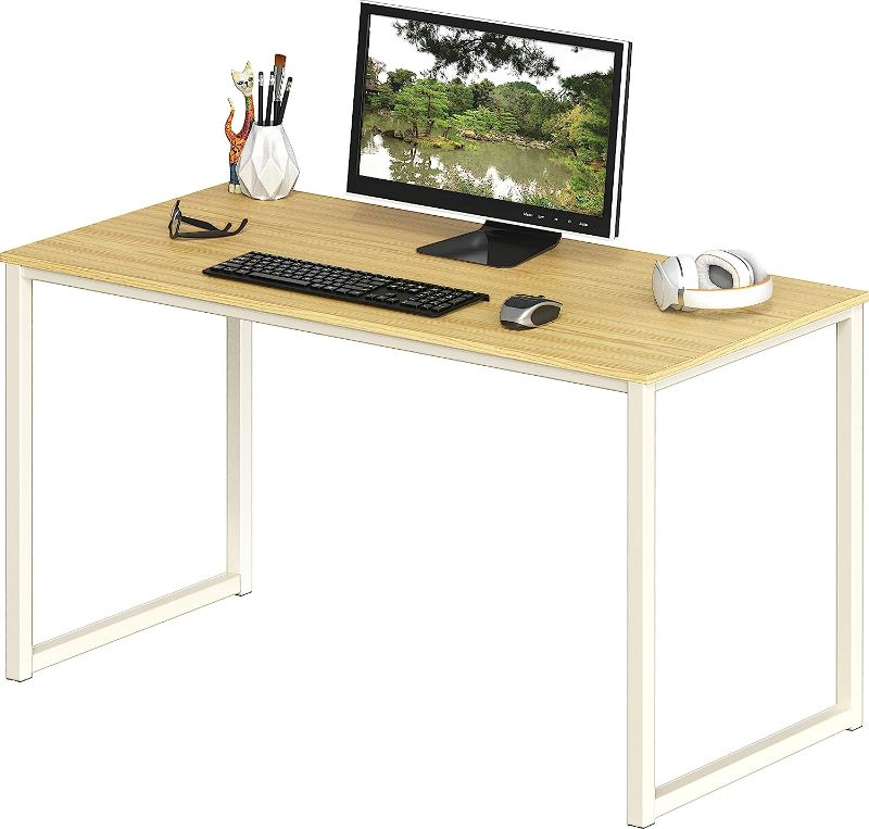 Photo 1 of SHW Home Office 40-Inch Computer Desk, Oak
