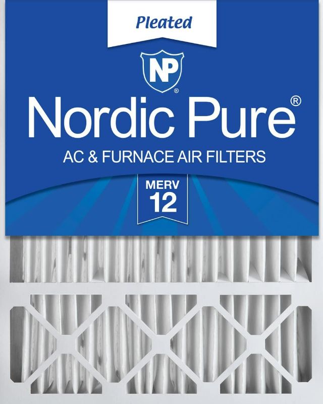 Photo 1 of Nordic Pure 20x25x5 (19_7/8 x 24_7/8 x 4_3/8) Honeywell Replacement Air Filters MERV 8  2 Pack
