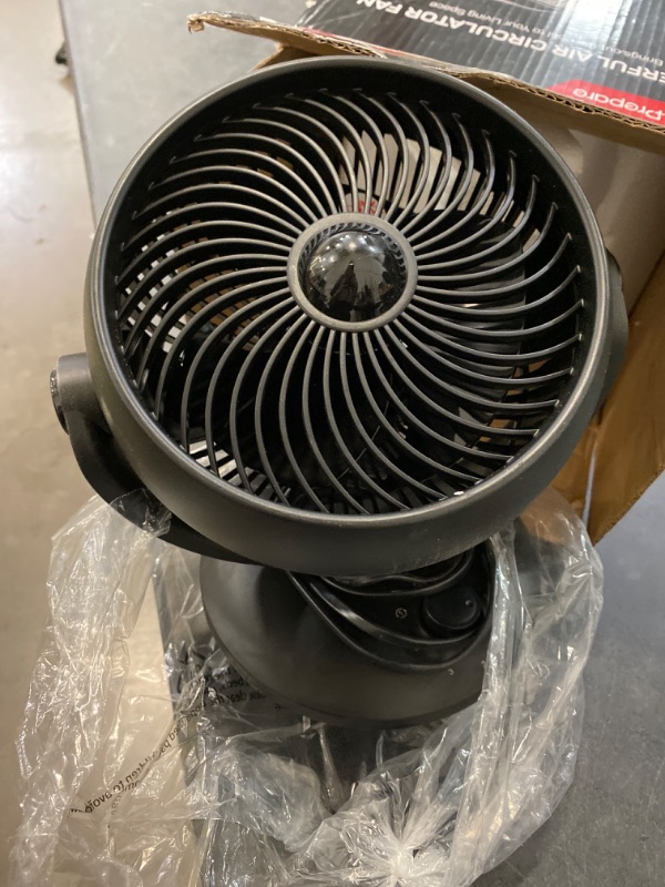 Photo 2 of Dr. Prepare Air Circulator Fan for Bedroom, 8” Quiet Desk Fan, 70° Auto-Oscillating Vortex Fan, Efficient Cooling & Circulation Fan, 3 Speeds, 100° Adjustable Tilt, Portable for Home, Office, RV
