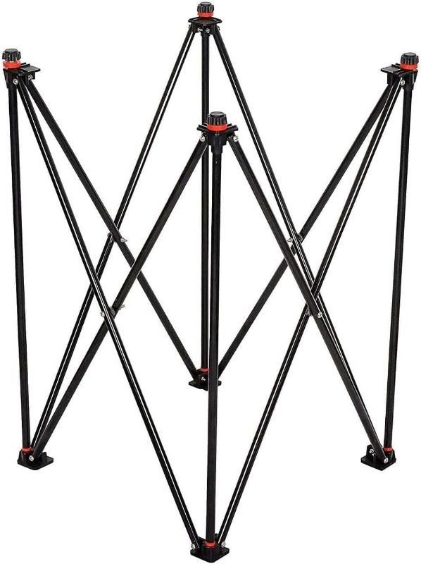 Photo 1 of AnNafi® Professional Carrom Board Stand | Easy Adjustable & Foldable Four Fold Carrom Stand with Compact Design | Combination of Full Size Metal Pipe, Iron Rod & PVC | Indoor Games Fun Durable Strong
