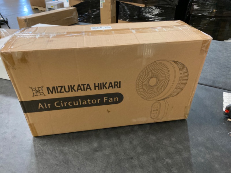 Photo 3 of MIZUKATA HIKARI 2023 New Boreas Versatile 2-in-1 Air Circulator Fan, Dual-Use Pedestal Stand Floor Fan, Quiet Portable Desk Fan with Remote, 12 Speeds, Energy-Efficient, 3D Oscillation, White.
