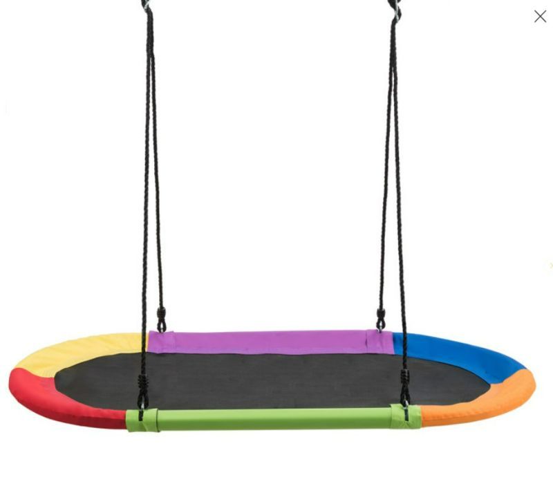 Photo 1 of Saucer Surf Outdoor Adjustable Swing Set (RUSTY, Missing Hardware) 