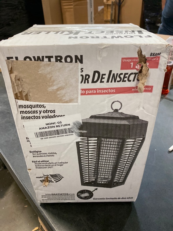 Photo 3 of Flowtron BK-40D Electronic Insect Killer, 1 Acre Coverage,Black