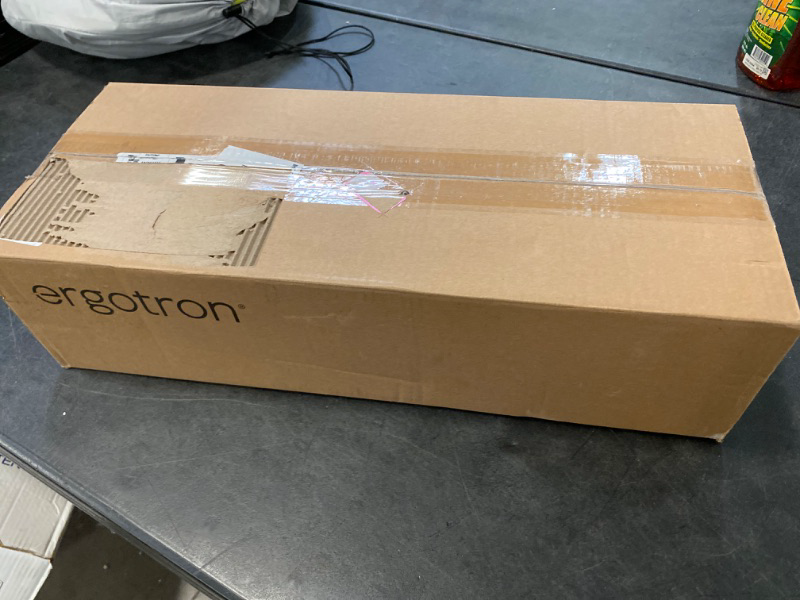 Photo 3 of Ergotron – LX Single Monitor Arm, VESA Desk Mount – for Monitors Up to 34 Inches, 7 to 25 lbs – White White 8 Inch Pole