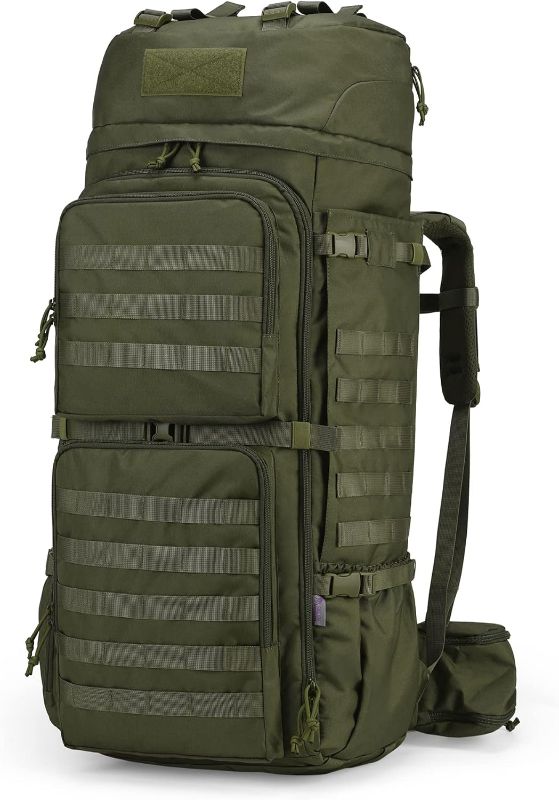 Photo 1 of Mardingtop 75L Molle Hiking Internal Frame Backpacks with Rain Cover for Camping,Backpacking,Travelling NEW 
