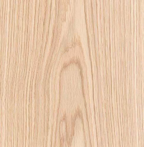 Photo 1 of Edge Supply Red Oak Wood Veneer Sheet Flat Cut, 2X4FT , Peel and Stick, “A�” Grade Veneer Face – Easy Application with 3M Self Adhesive Oak Veneer Sheet – Veneer Sheets for Restoration of Furniture
