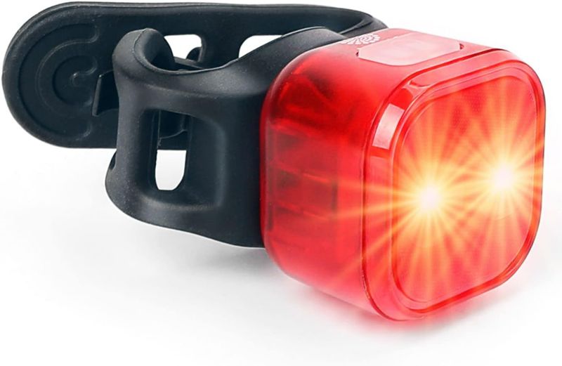 Photo 1 of BrightRoad - USB Rechargeable Bike Tail Light, Super Bright Bicycle Led Rear Flashlight for Maximum Visibility, Impressive & Luxurious Design, IPX5 Waterproof, Red Back Light for Safety Cycling
