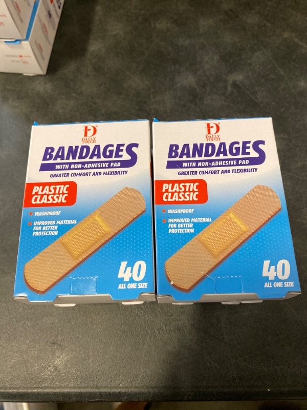 Photo 1 of 4 PACK PLASTIC CLASSIC BANDAGE 